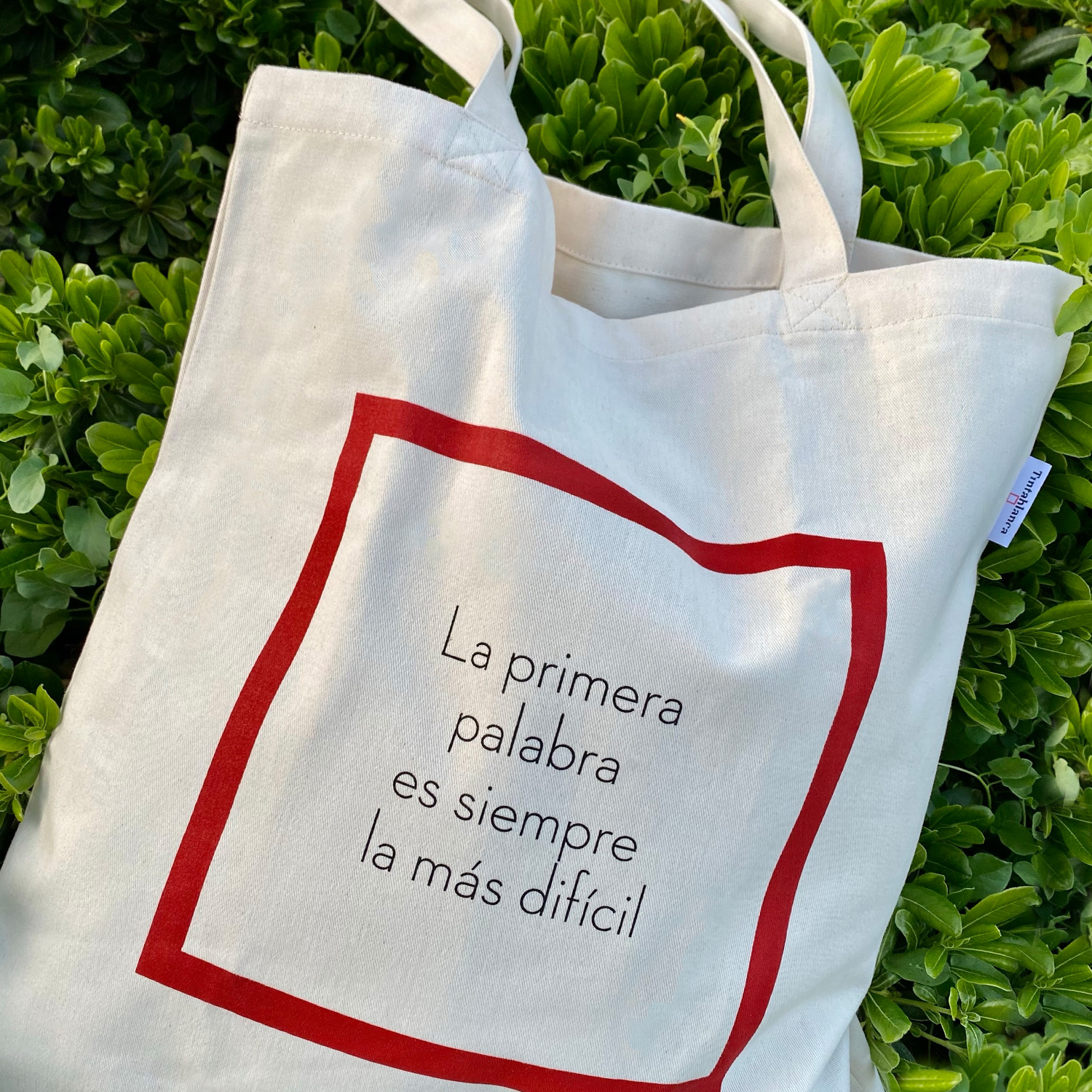 La primera palabra es siempre la más difícil - Tote bag - Tintablanca